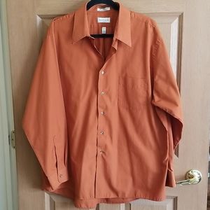 Van Heusen orange dress shirt